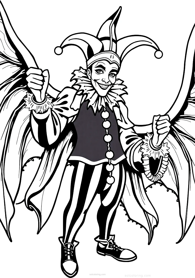 Court Jester coloring pages