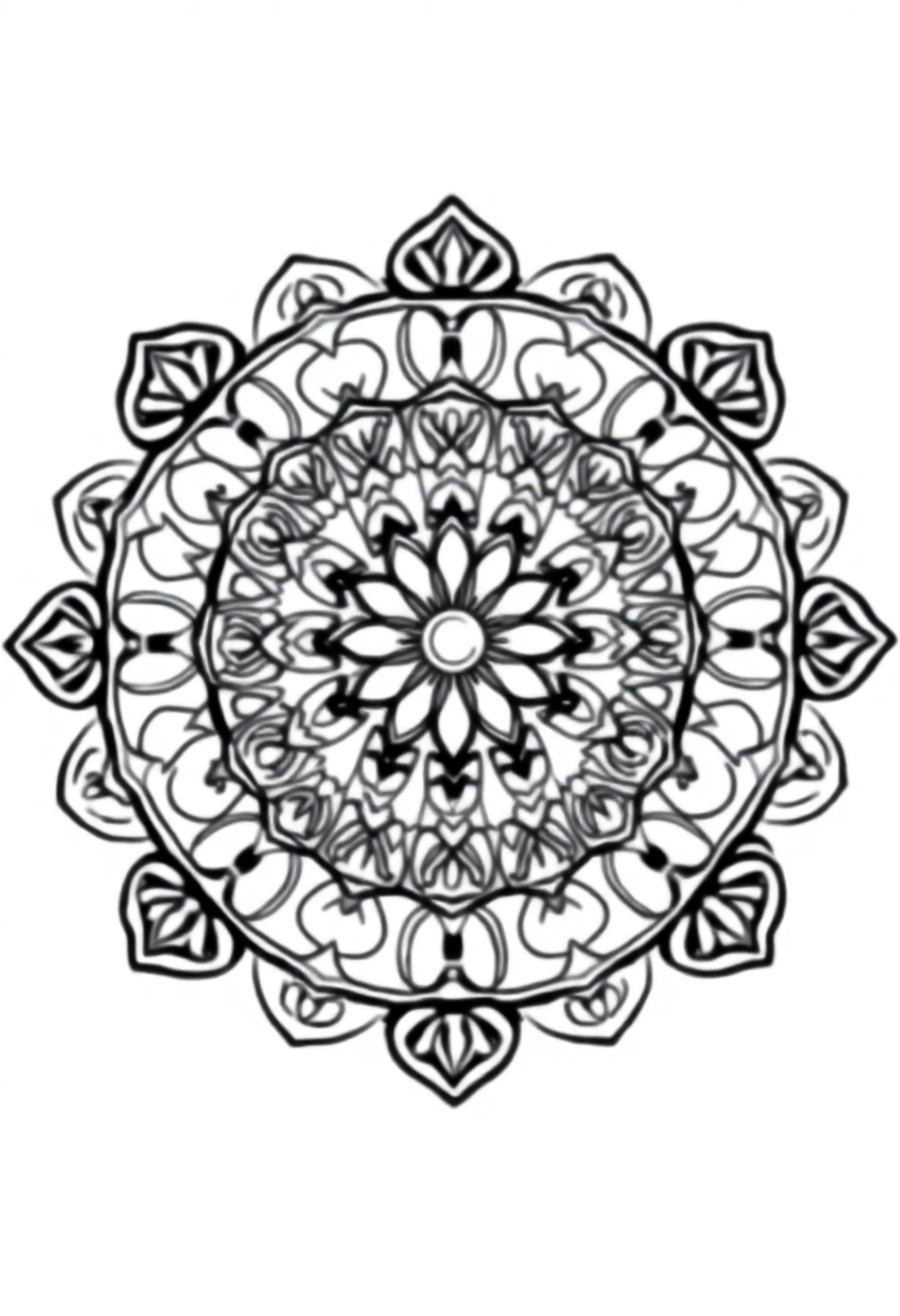 Croissant coloring page, free printable
