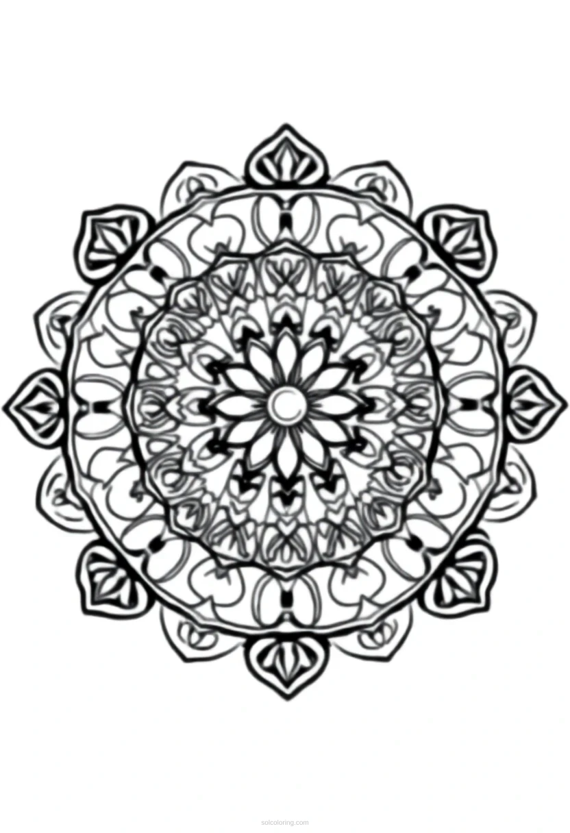Croissant coloring page for kids