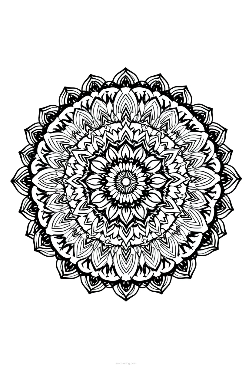 Crystal Ball coloring page for kids