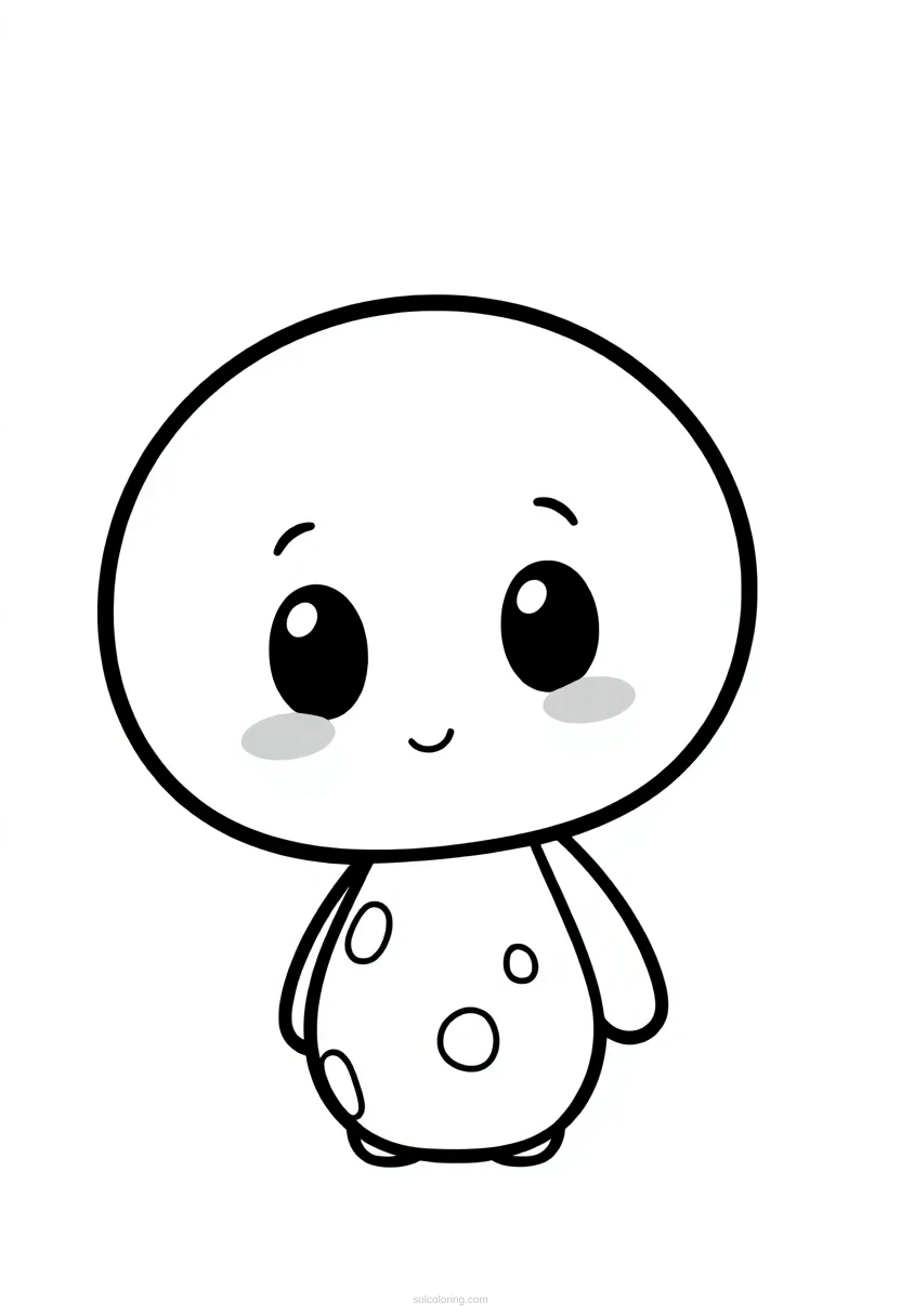 Crystal Ball coloring page for kids