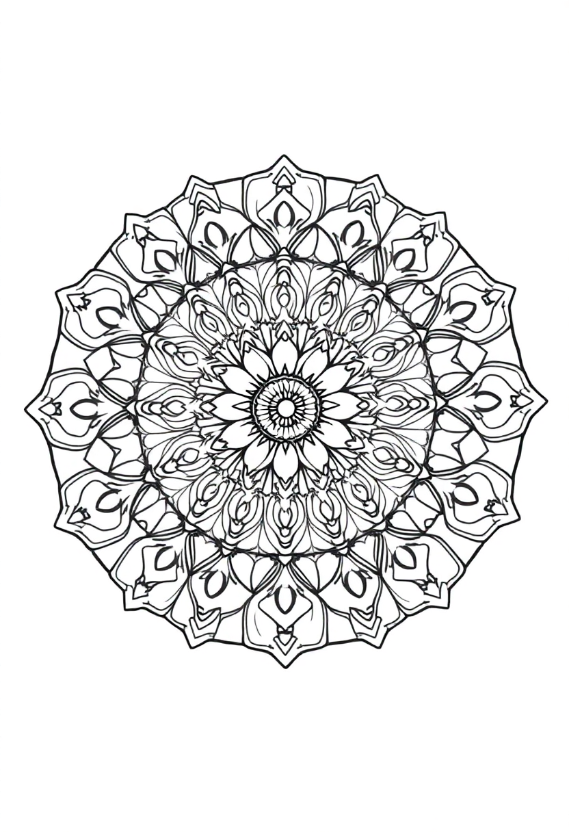 Cupcakes with Frosting coloring page, free printable
