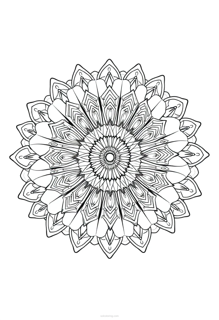Cyclist coloring page for kids