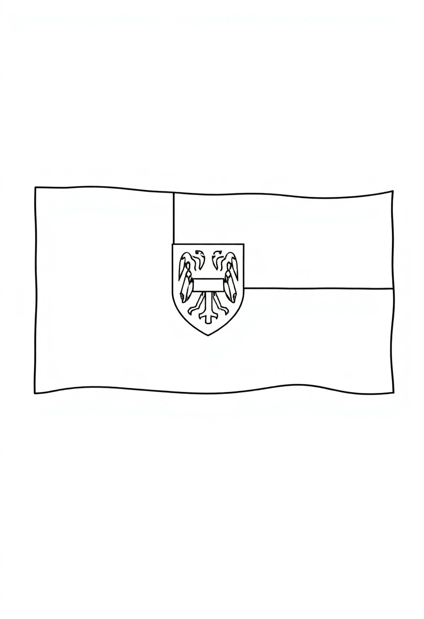 Czech Republic Flag coloring pages