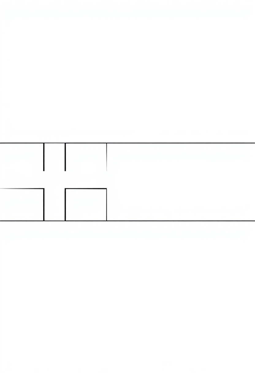 Danish Flag coloring page, free printable
