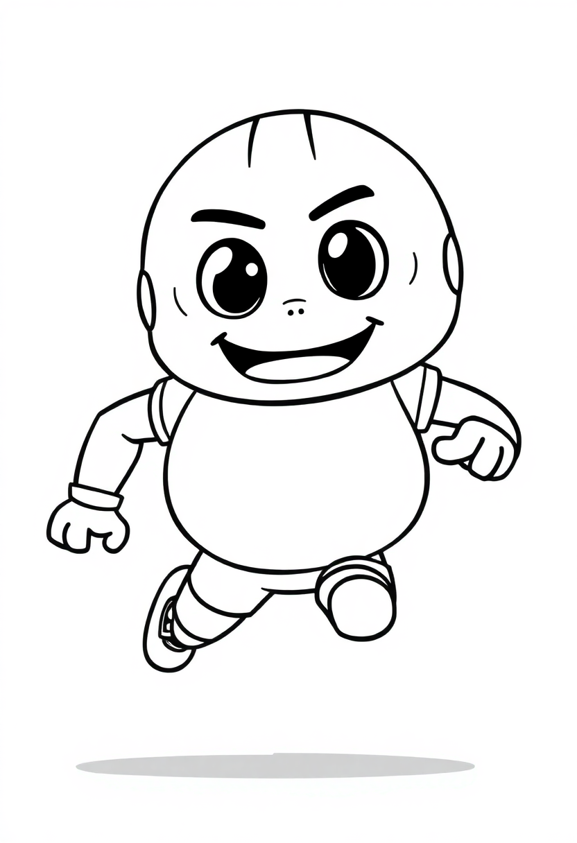 Defensive End Rushing coloring page, free printable