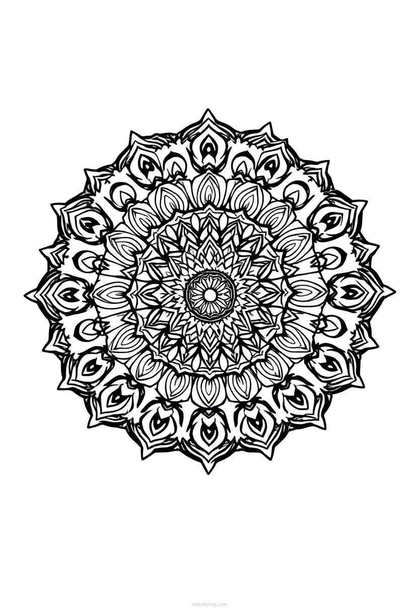 Desert Dunes coloring page for kids