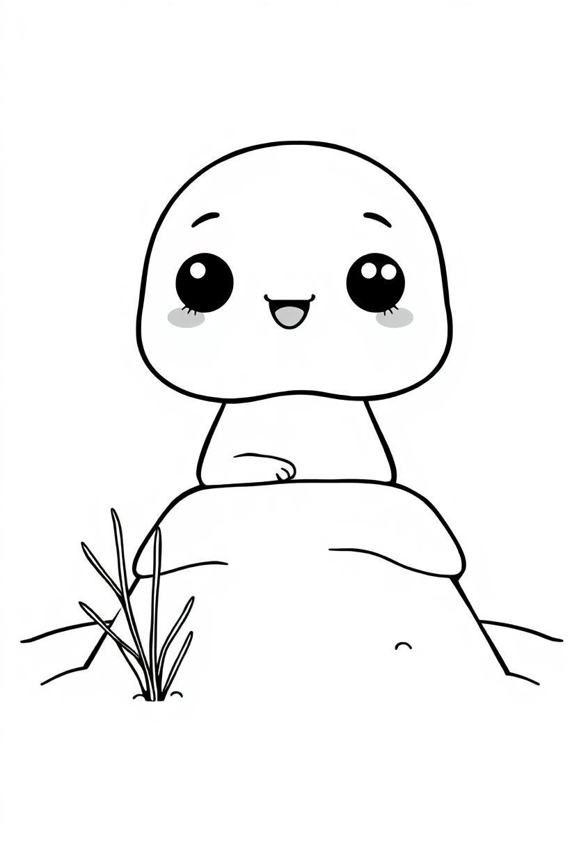 Desert Dunes coloring page, free printable
