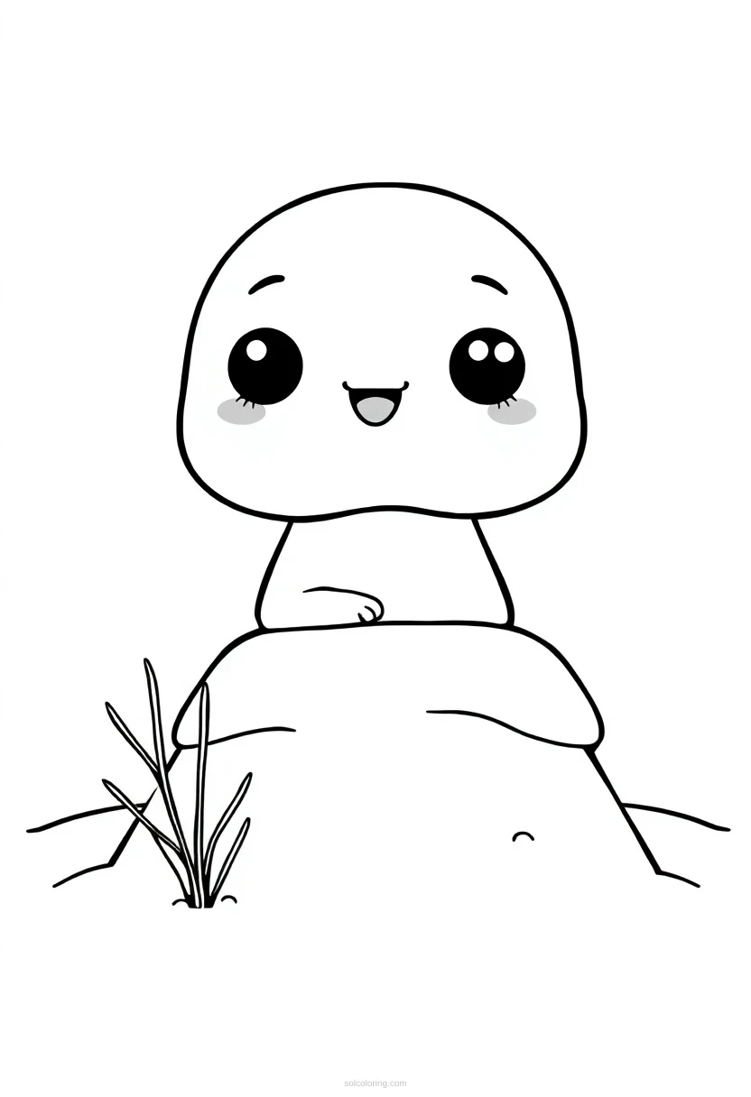 Desert Dunes coloring page for kids