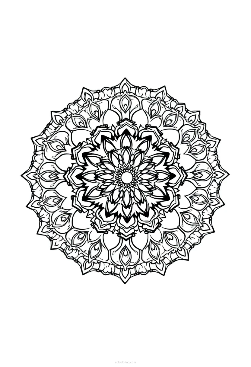 Desert Dunes coloring page for kids