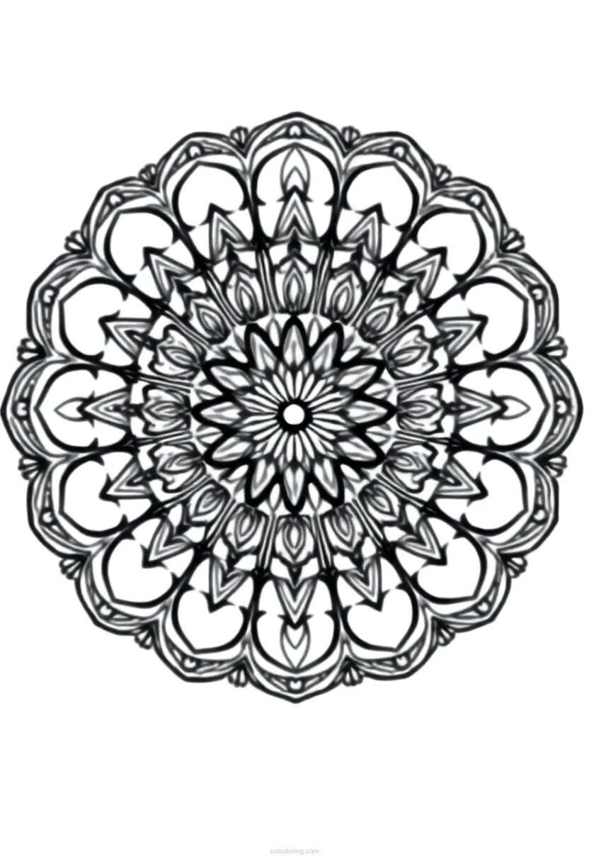 Desert Dunes coloring page for kids