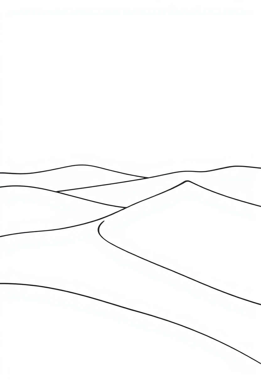 Desert Dunes coloring pages