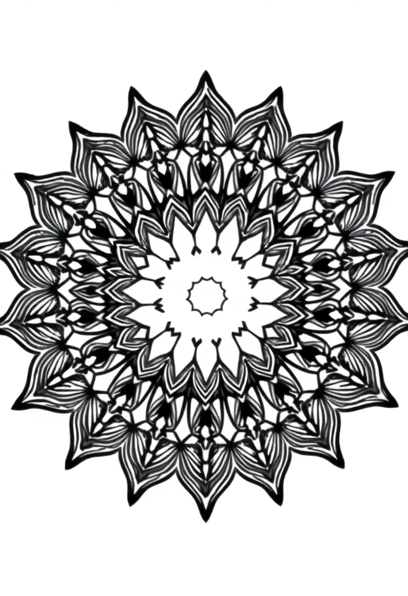 Diamond Lattice Design coloring page for kids
