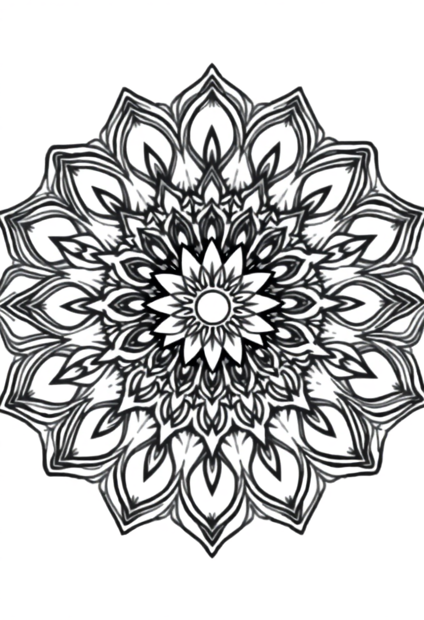 Diamond Lattice Design coloring page for kids