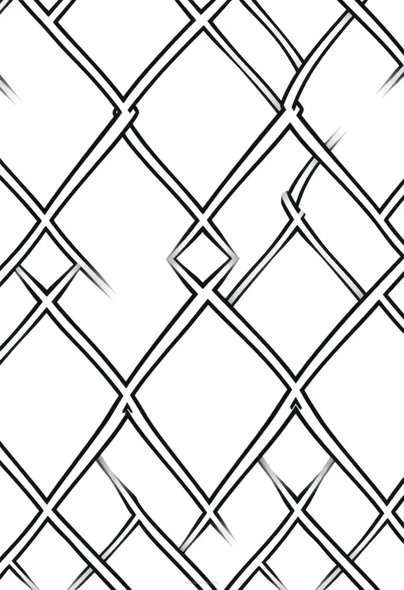 Diamond Lattice Patterns coloring page for kids