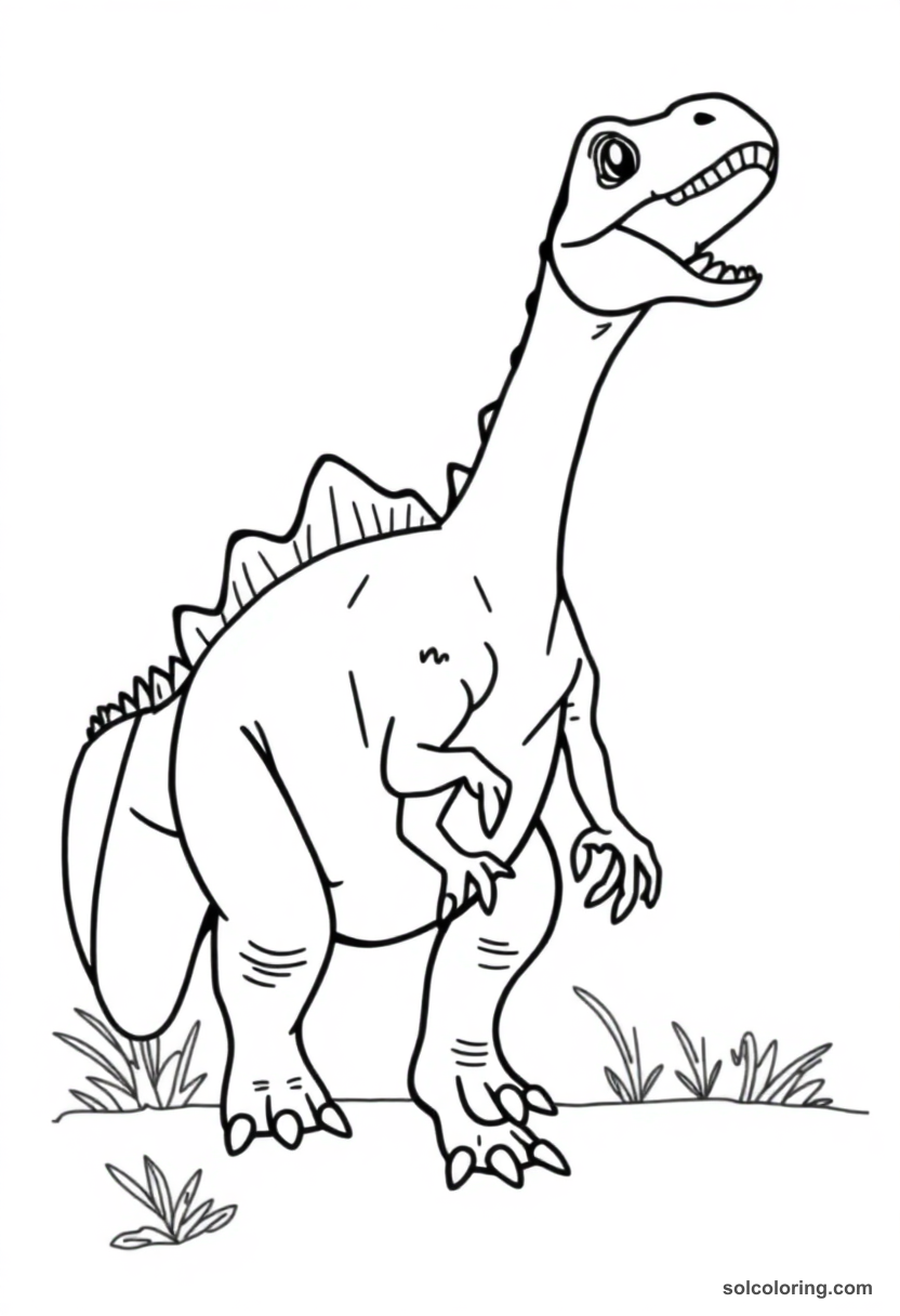 Simple Dilophosaurus