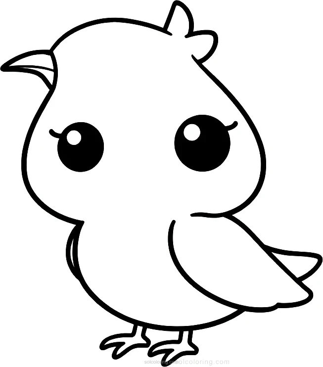 Dove coloring page for kids