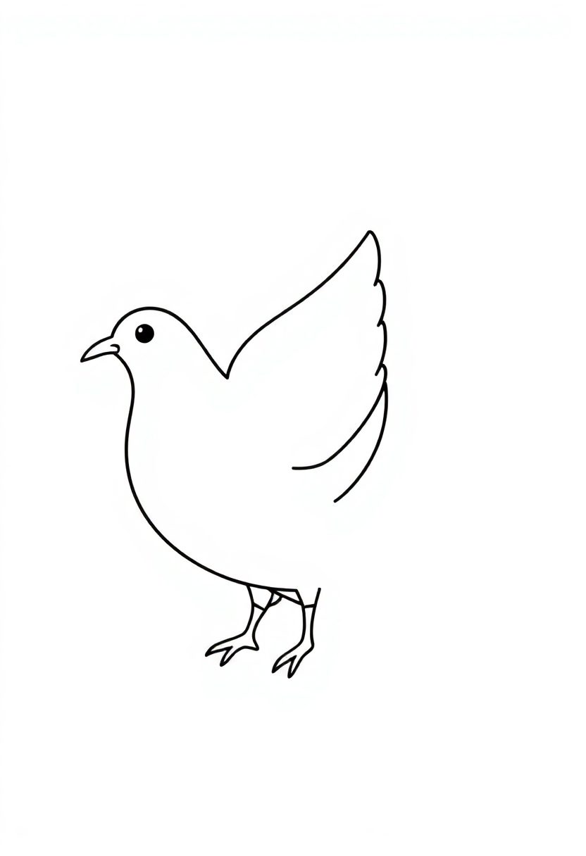 Dove coloring pages