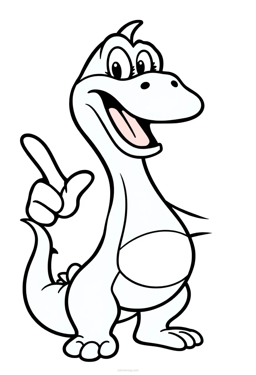 Drake Pointing and Rejecting Gesture coloring page for kids