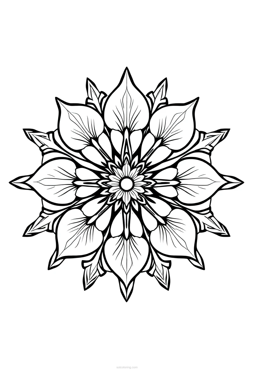 Easter Lily Flowers coloring page for kids
