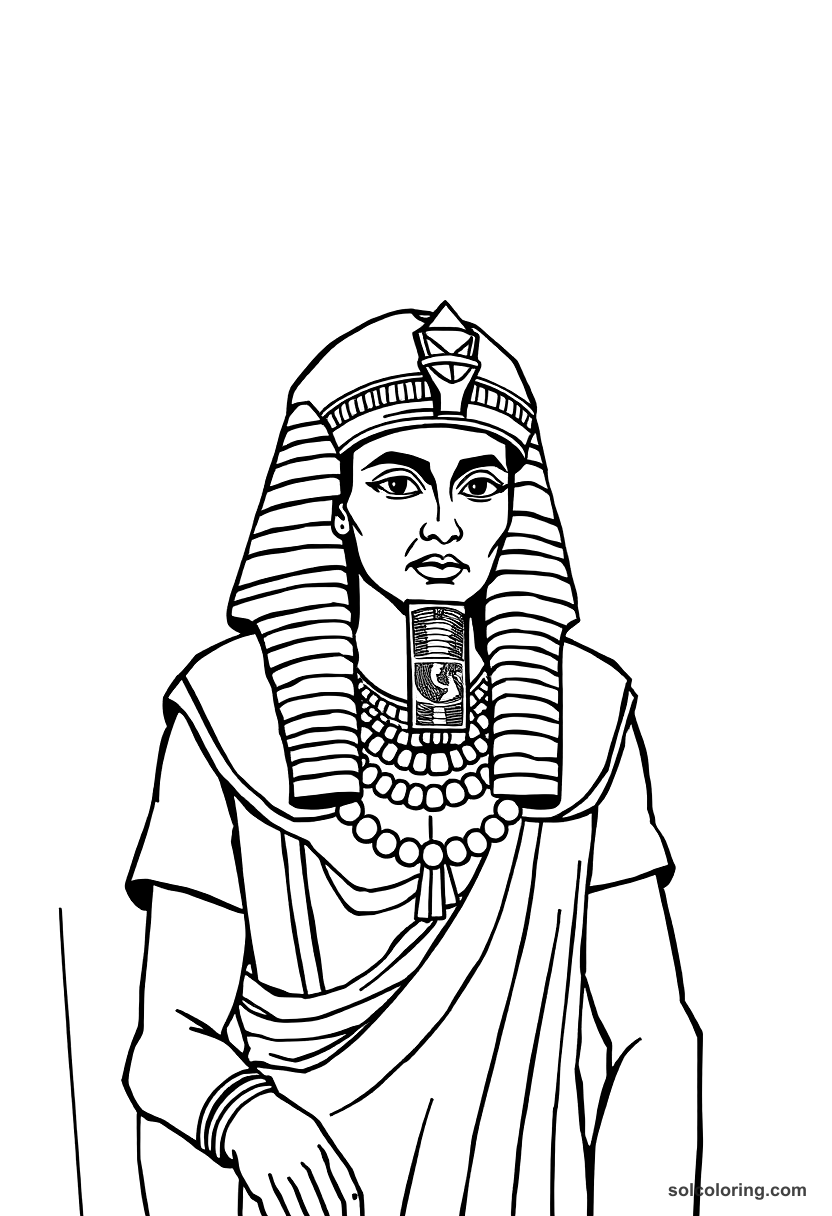 Egyptian Mummification Ritual coloring pages