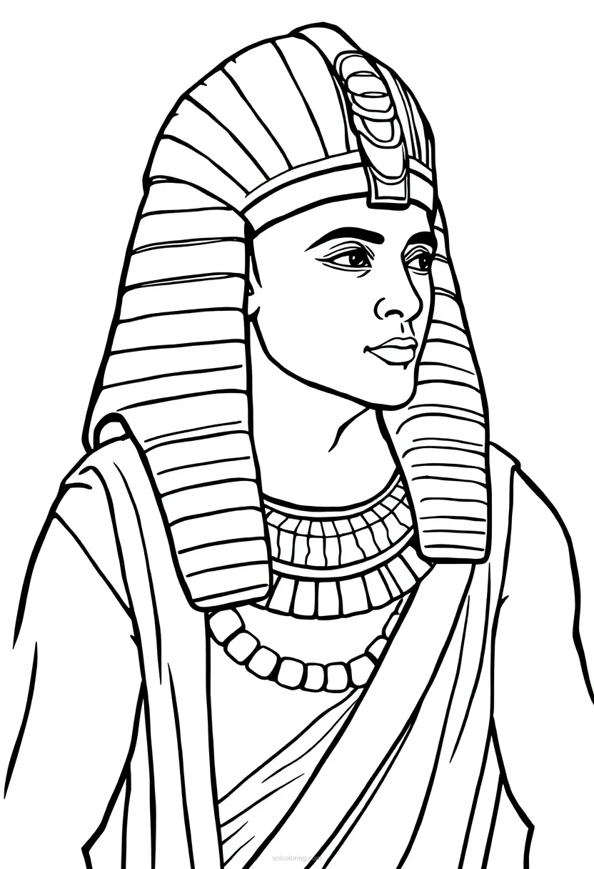 Egyptian Pharaoh Warrior coloring pages