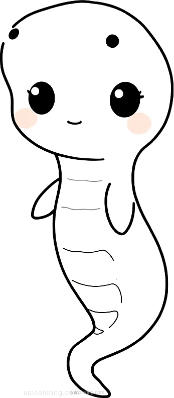 Electric Eel coloring page for kids