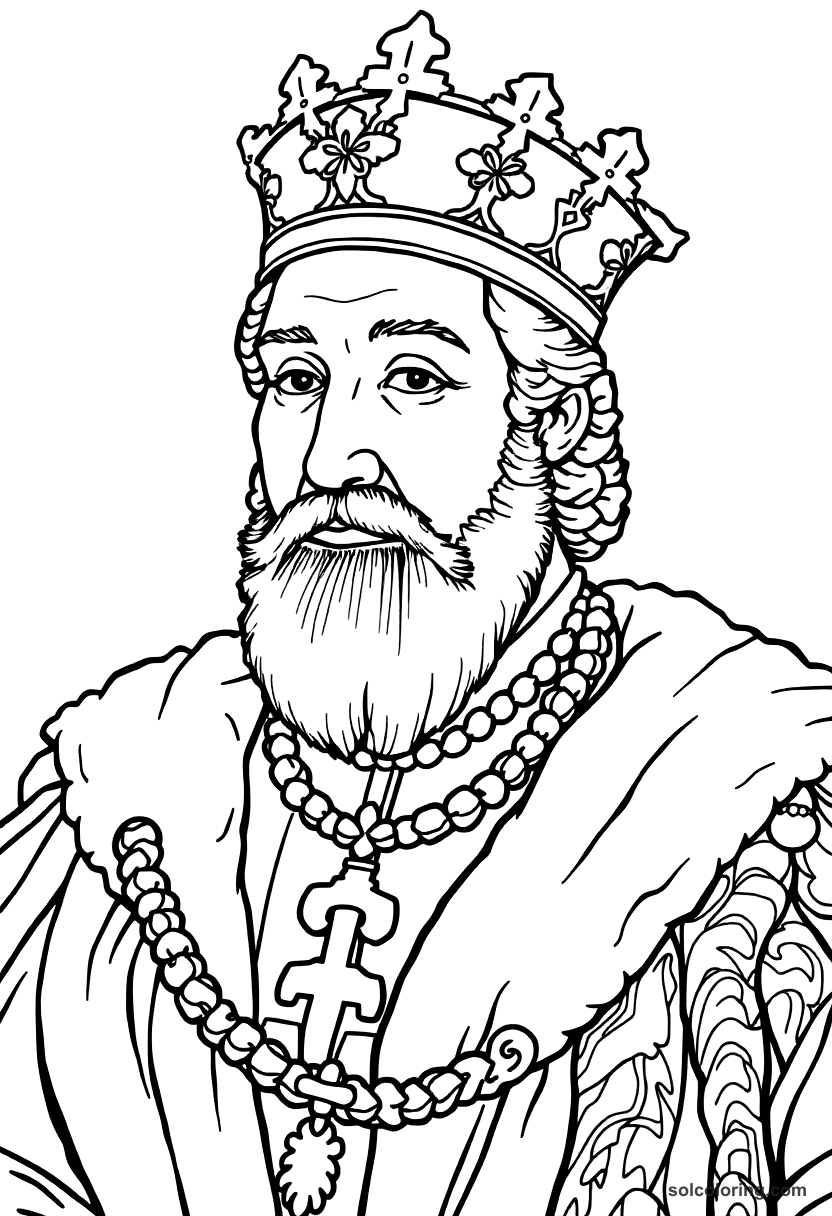 Emperor Charles V Of The Holy Roman Empire coloring pages