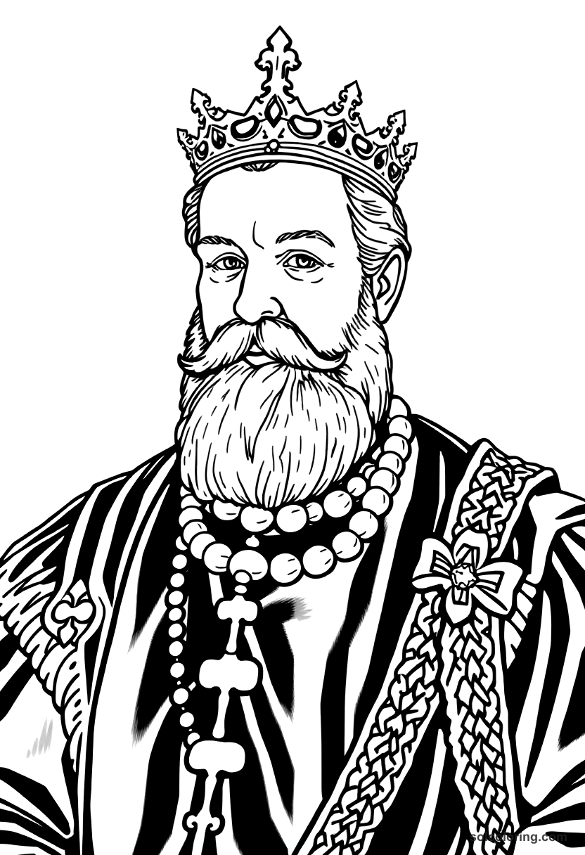 Emperor Pedro Ii Of Brazil coloring pages
