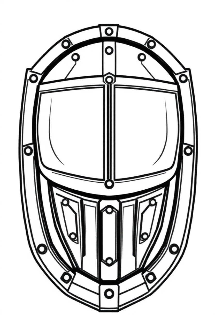 Energy Shield Generator coloring page, free printable