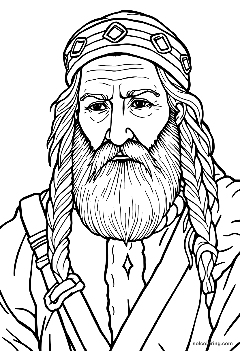 Erik the Red Founding Greenland coloring page, free printable detailed style