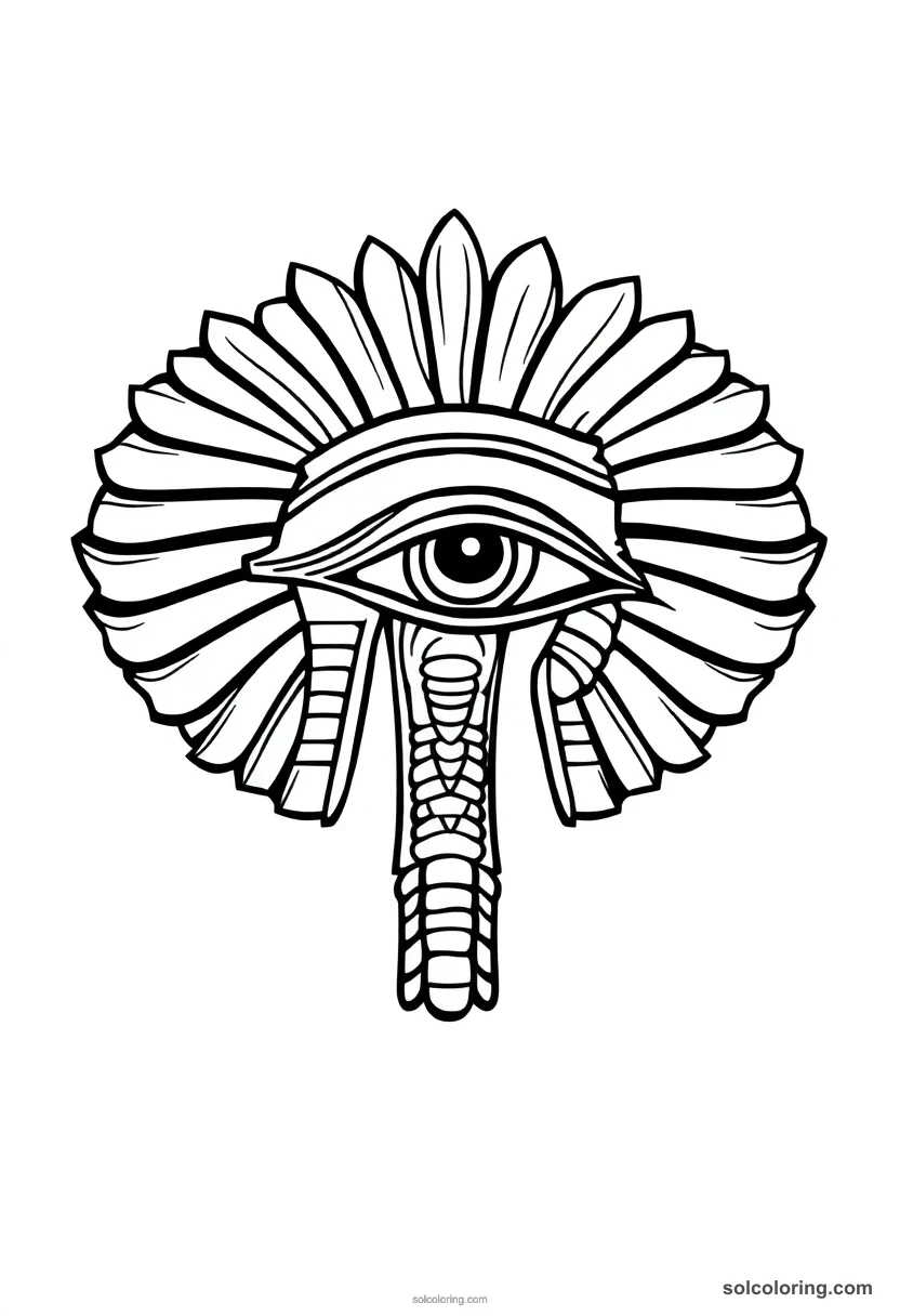 Eye Of Horus coloring pages