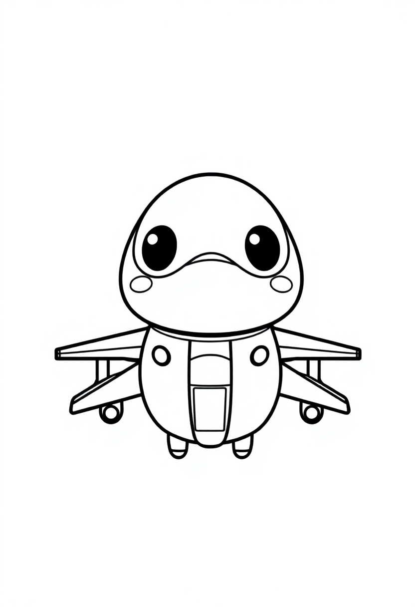 Fighter Jet coloring page, free printable