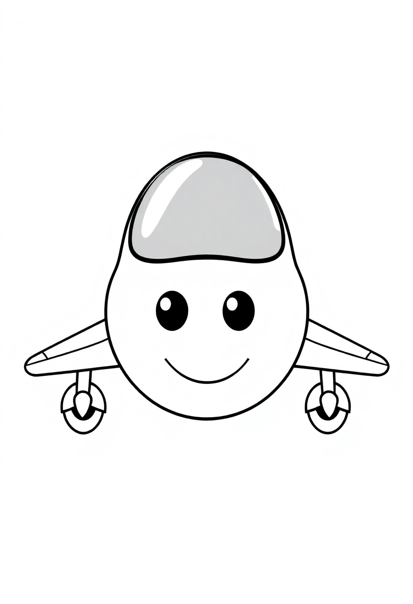 Fighter Jet coloring page, free printable