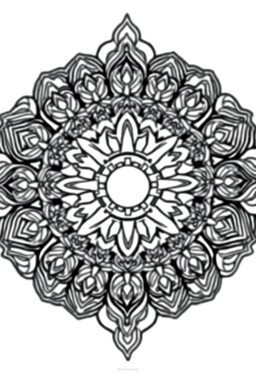 Firefighter coloring page for kids