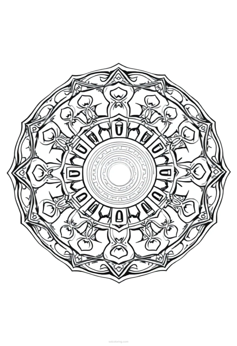 Firefighter coloring page for kids