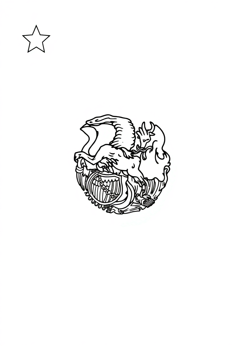 Florida State Flag coloring page, free printable