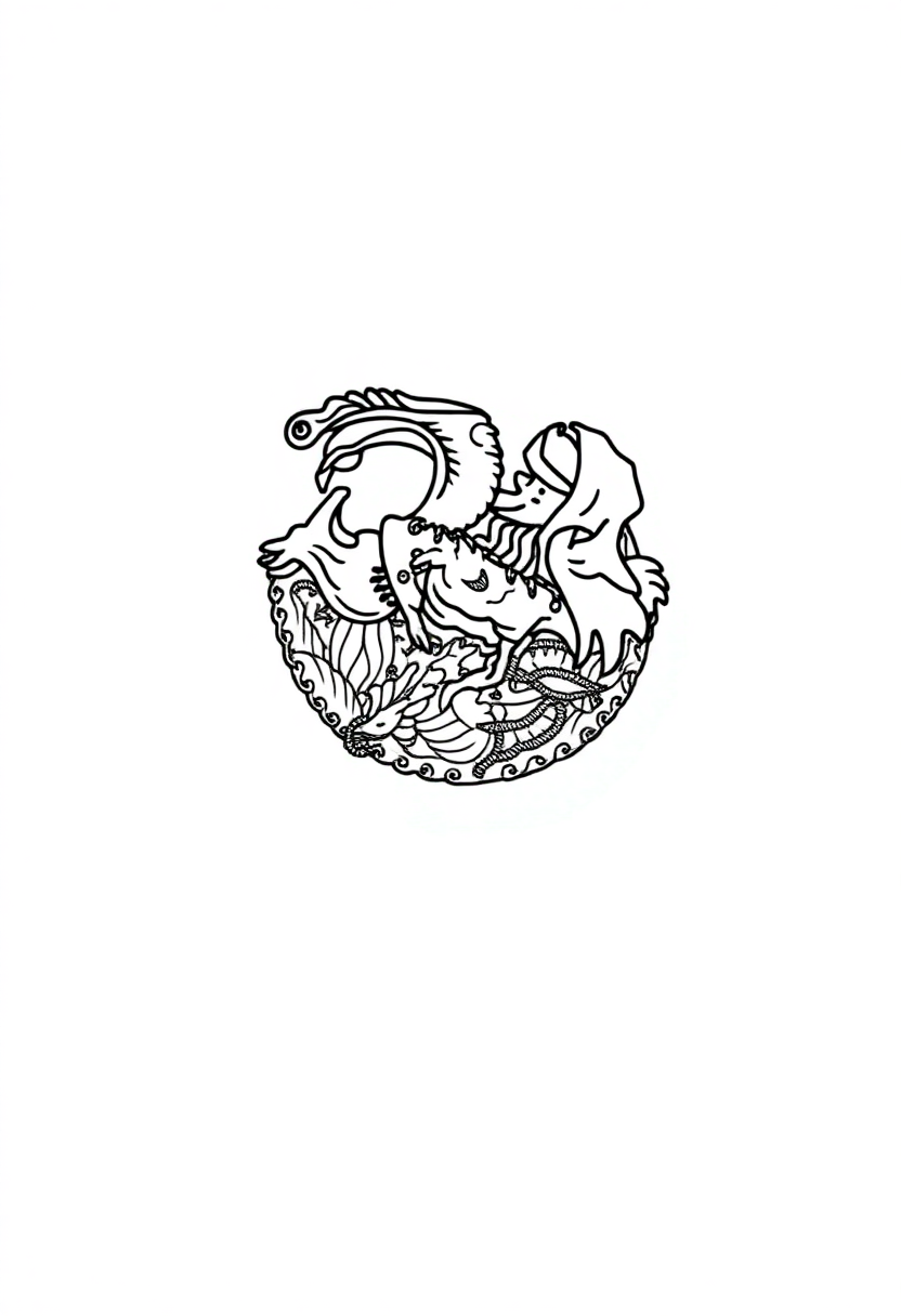 Florida State Flag coloring page, free printable