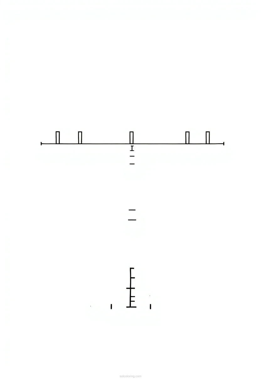 Football Down Markers coloring pages