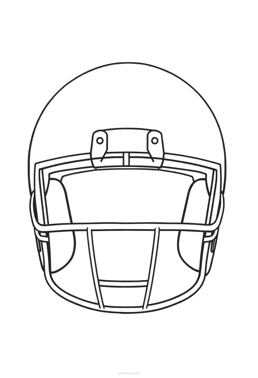 Football Helmet coloring pages