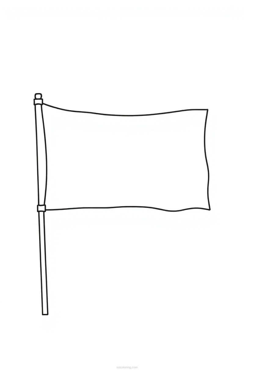 Football Penalty Flag coloring pages