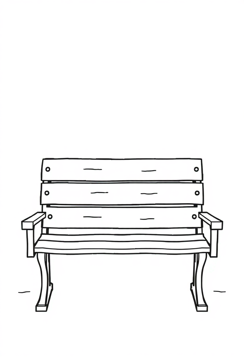 Football Team Bench coloring pages