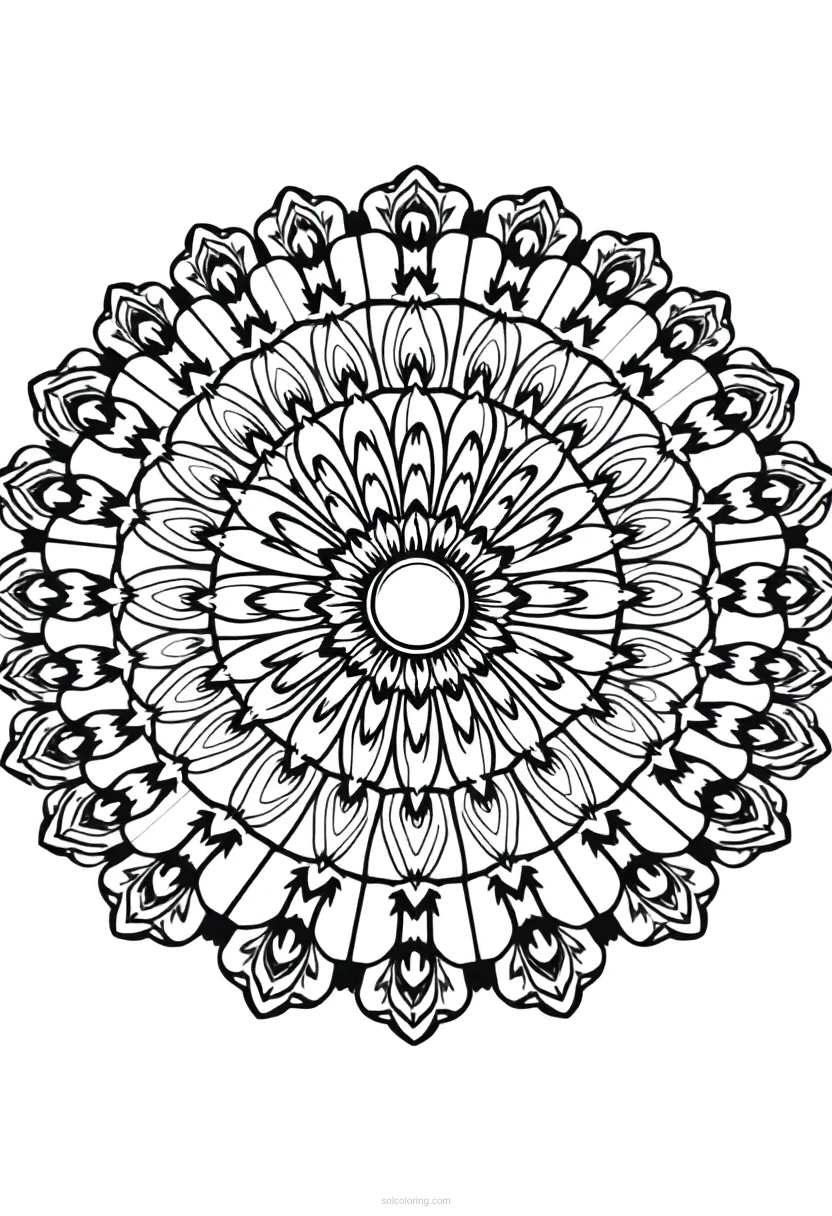 French Fries coloring page for kids