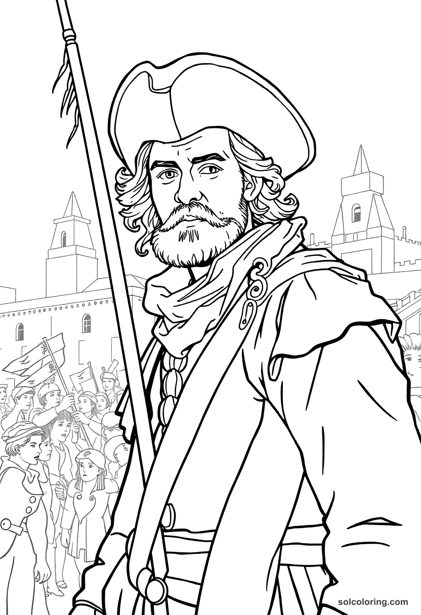 French Revolution Storming Of The Bastille coloring pages