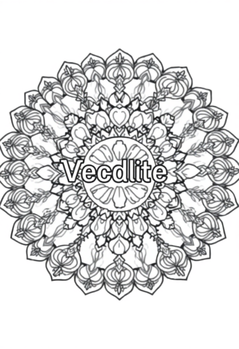 Fruit and Vegetable Words coloring page for kids