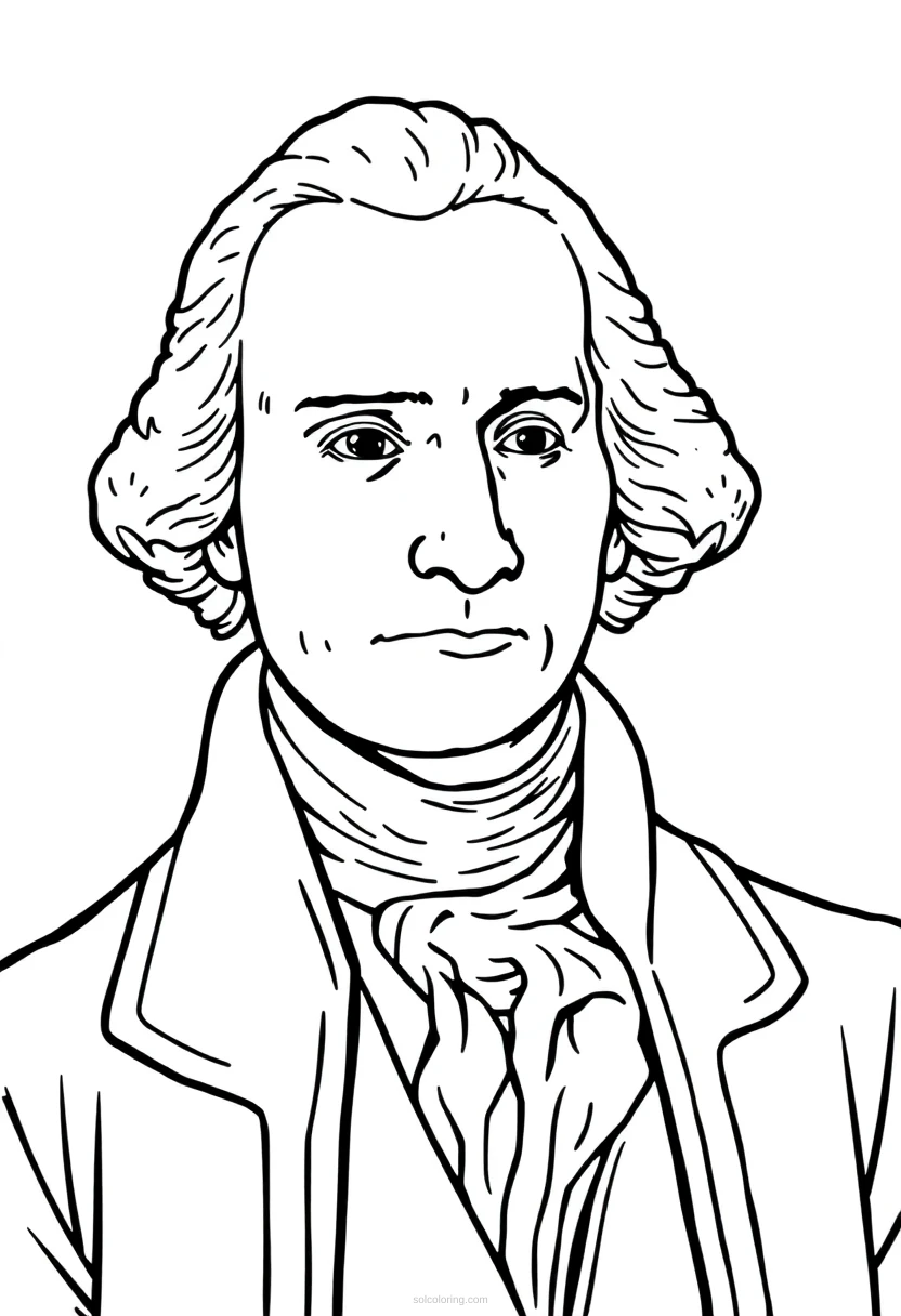 George Washington coloring pages