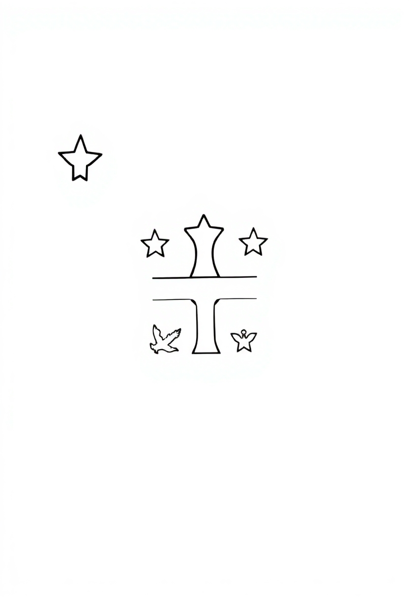 Georgia State Flag coloring pages