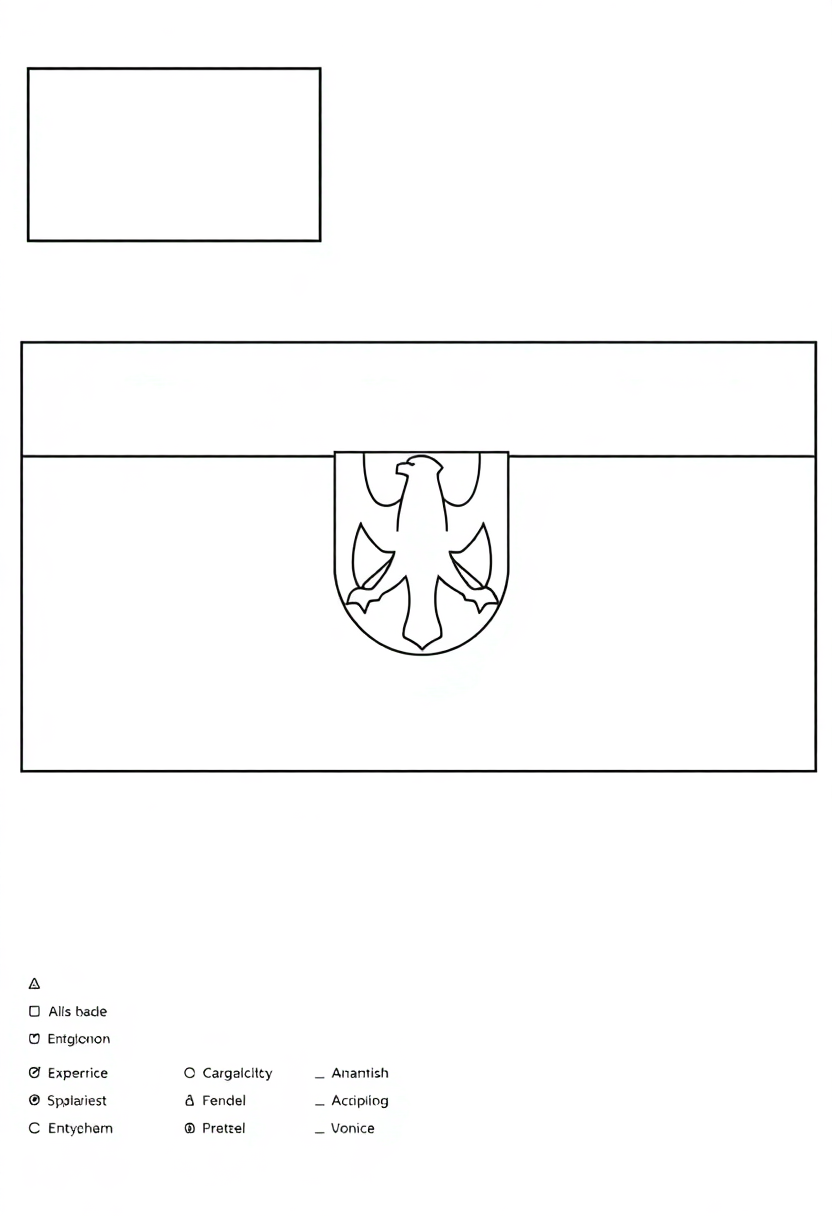 German Flag coloring pages