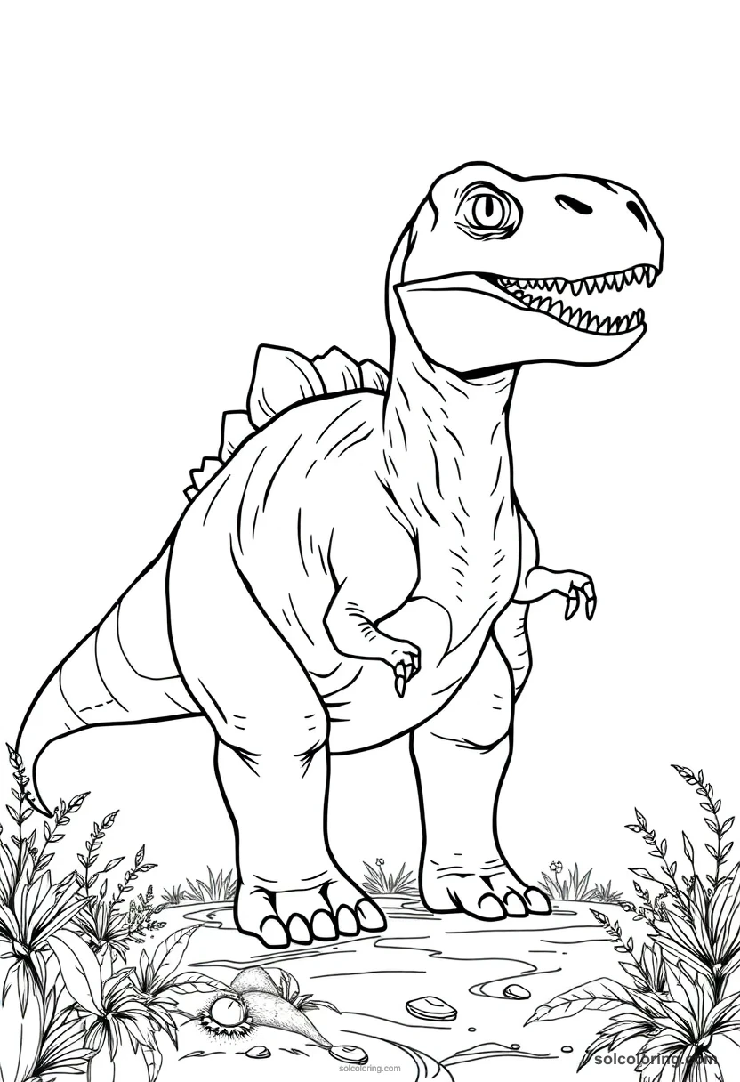 Giganotosaurus coloring pages