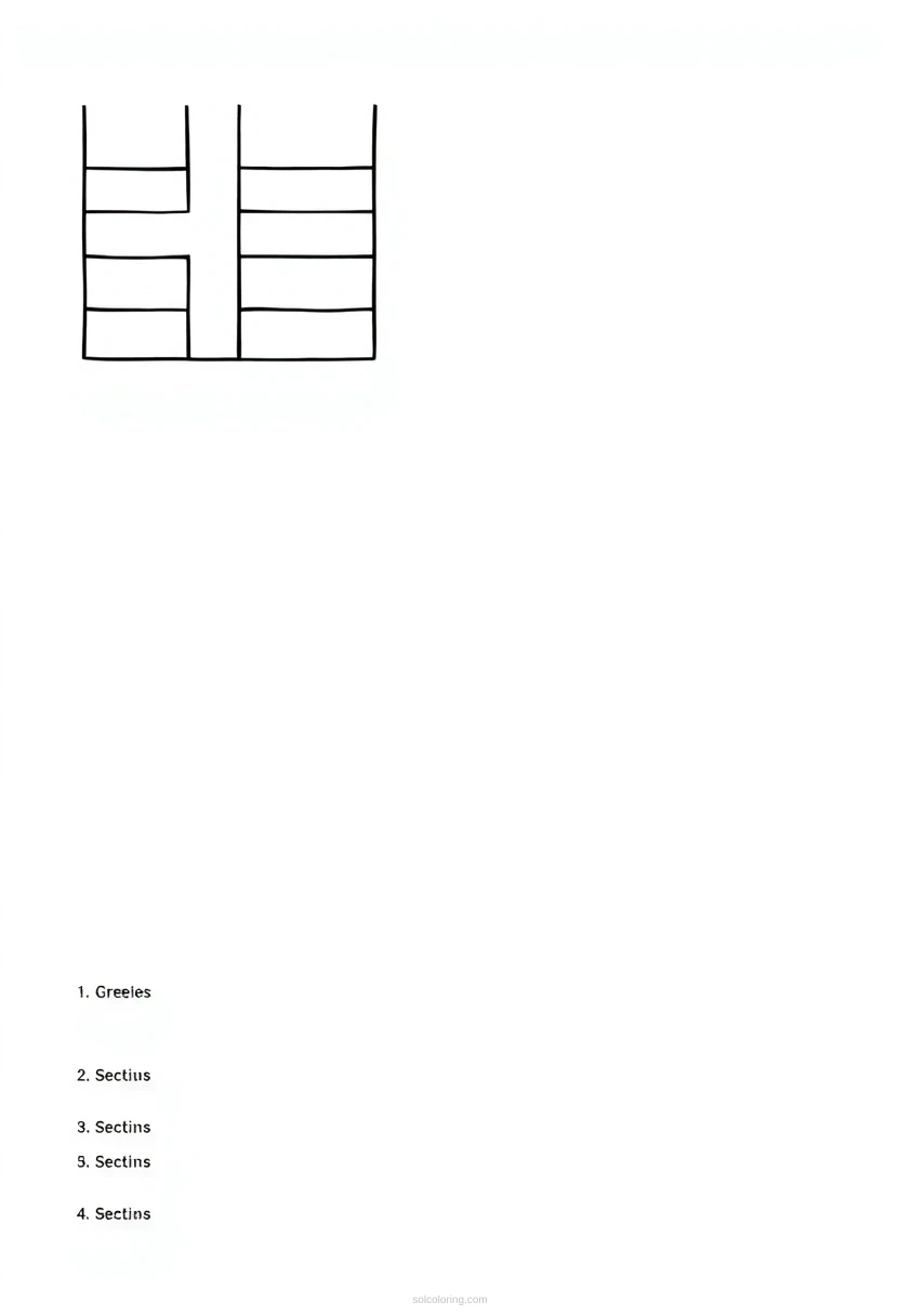 Greek Flag coloring page for kids